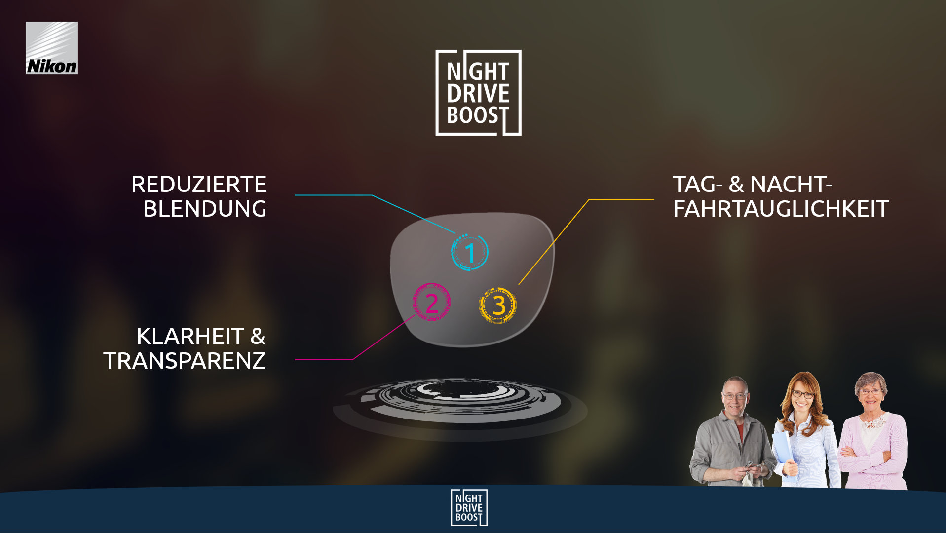 Vorteile von Nikon Night Drive Boost Gläsern und Glasbeschichtungen