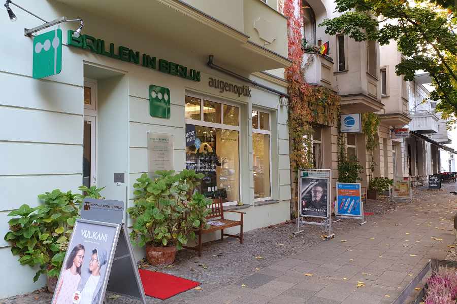 Augenoptik im Bötzowviertel - Außenansicht